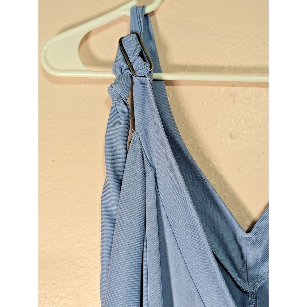 FP Movement Free People Seven Stars One Piece Jumper Small Blue Wide Leg Boho - Picture 5 of 14
